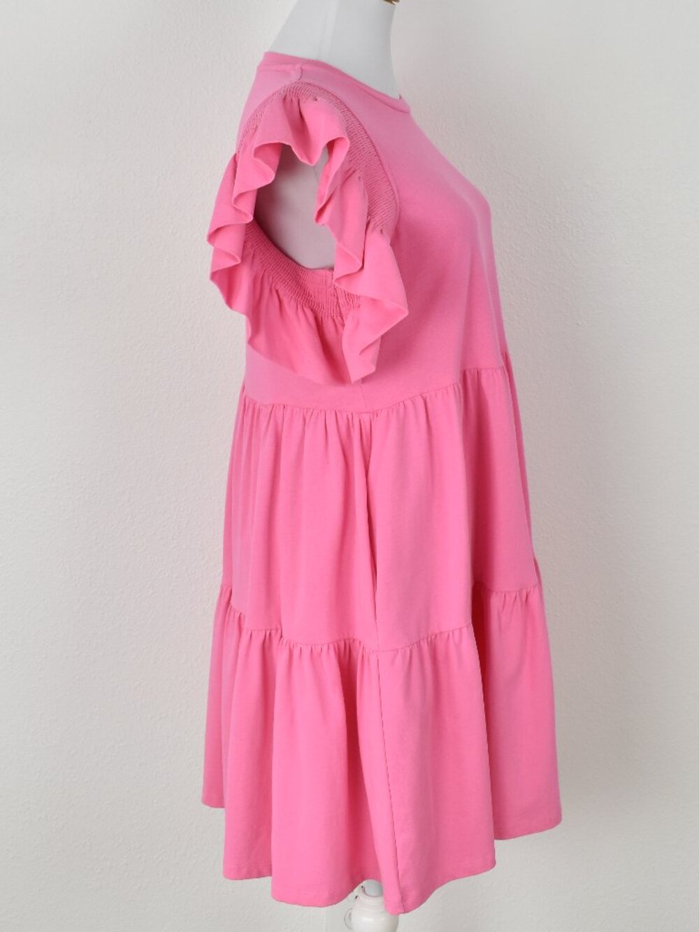 English Factory Knit Ruffled Mini Dress - S - Picture 7 of 9